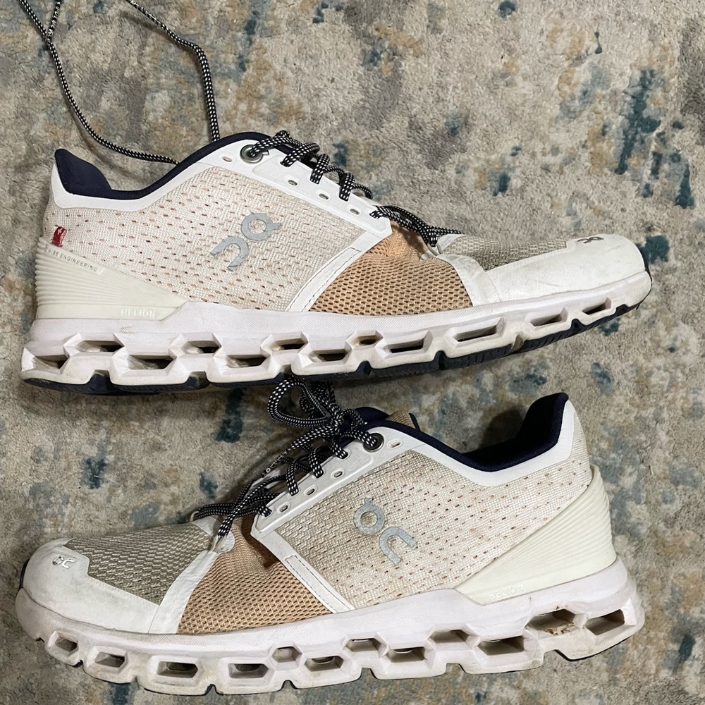 On cloud running shoes